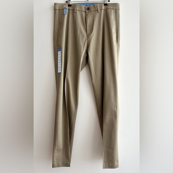 Haggar Clothing Premium No Iron Khaki, Flat Front Straight Fit, 34W x 34L - Picture 1 of 16